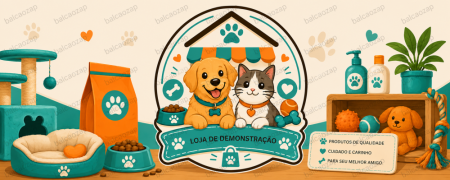 Capa Pet Shop - Demonstração By BalcãoZap